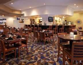 Dining area perfect for coworking at Embassy Suites By Hilton LAX Airport North.