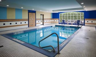 Relaxing indoor pool at Staybridge Suites Oakville-Burlington.