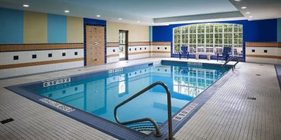 Relaxing indoor pool at Staybridge Suites Oakville-Burlington.