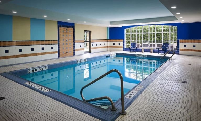 Relaxing indoor pool at Staybridge Suites Oakville-Burlington.