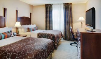 Day use twin room at Staybridge Suites Oakville-Burlington.