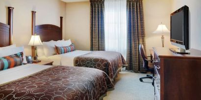 Day use twin room at Staybridge Suites Oakville-Burlington.