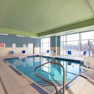 Indoor pool at Holiday Inn Express Kingston West.