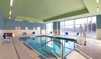 Indoor pool at Holiday Inn Express Kingston West.