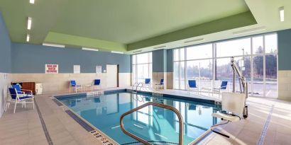 Indoor pool at Holiday Inn Express Kingston West.