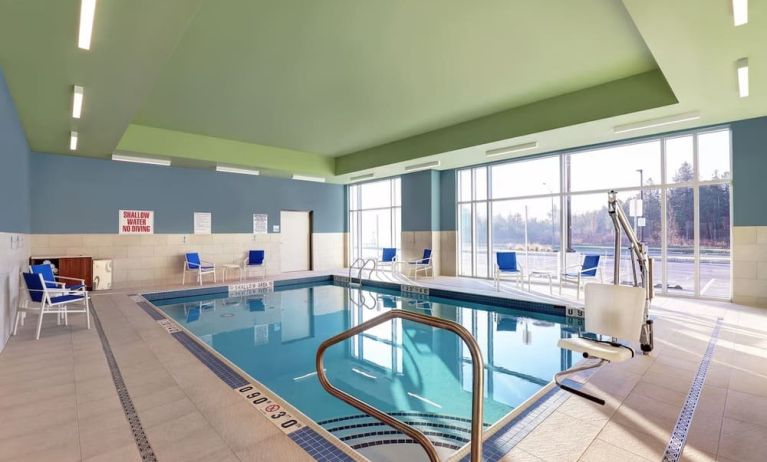 Indoor pool at Holiday Inn Express Kingston West.