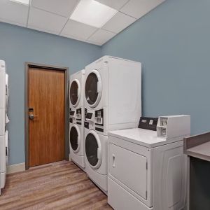 Laundry room at Holiday Inn Express Kingston West.