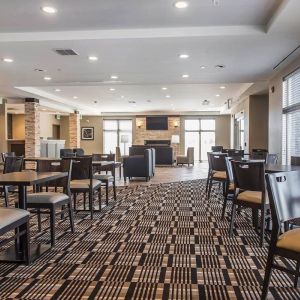 Restaurant area at Quality Inn & Suites Kingston.