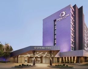 Hotel exterior at DoubleTree By Hilton Hotel Toronto Airport West.