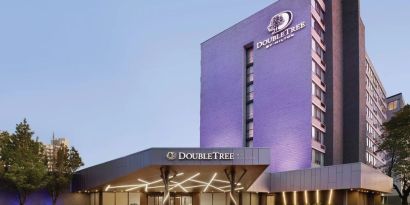 Hotel exterior at DoubleTree By Hilton Hotel Toronto Airport West.