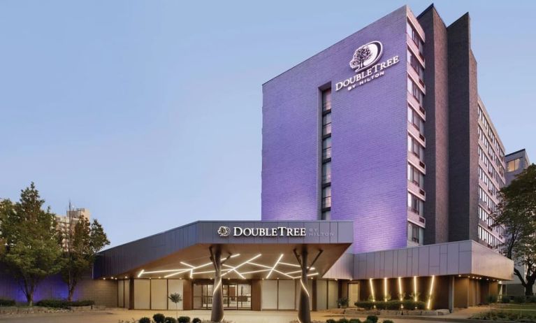 Hotel exterior at DoubleTree By Hilton Hotel Toronto Airport West.