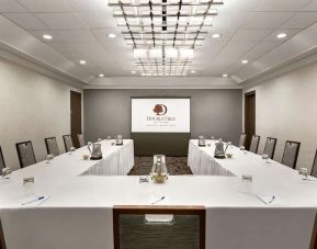 Professional meeting room at DoubleTree By Hilton Hotel Toronto Airport West.