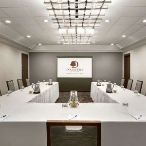 Professional meeting room at DoubleTree By Hilton Hotel Toronto Airport West.