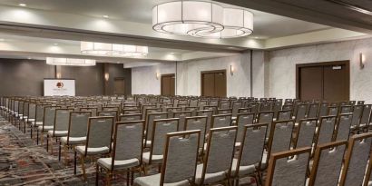 Professional conference room at DoubleTree By Hilton Hotel Toronto Airport West.