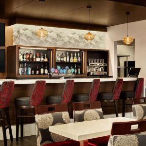 Hotel bar at DoubleTree By Hilton Hotel Toronto Airport West.