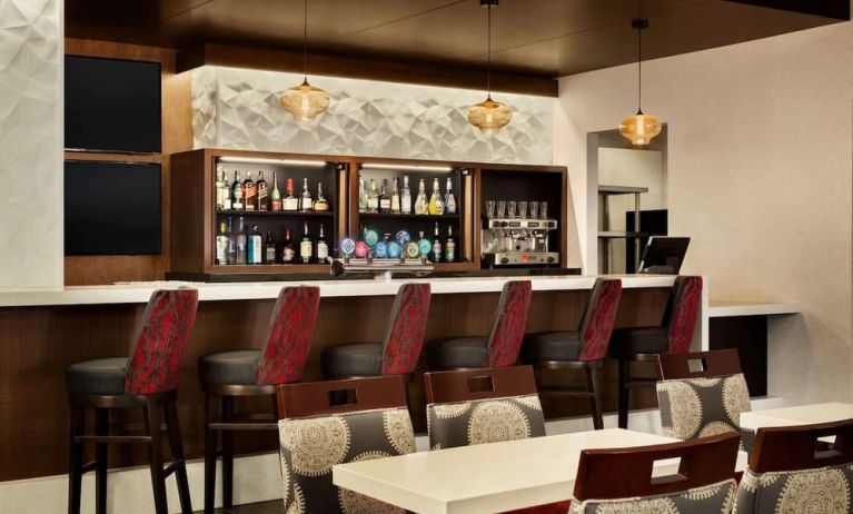 Hotel bar at DoubleTree By Hilton Hotel Toronto Airport West.