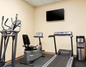 Fitness center at Days Inn Edmonton Downtown.