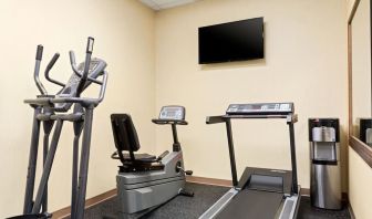 Fitness center at Days Inn Edmonton Downtown.