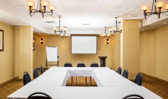 Professional meeting room at Days Inn Edmonton Downtown.