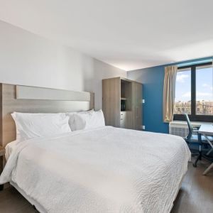 Day use room with natural light at Holiday Inn Express & Suites Bronx.