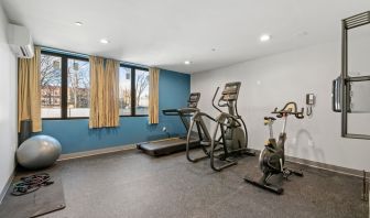 Fitness center at Holiday Inn Express & Suites Bronx.