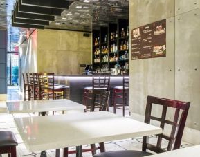 Dining area perfect for coworking at The Paul Hotel, An Ascend Hotel Collection Member.