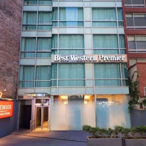 Hotel exterior at Best Western Premier Herald Square.