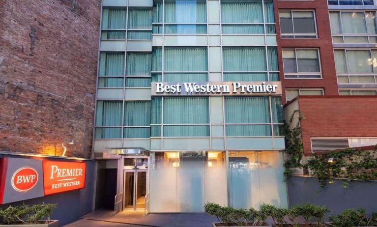 Hotel exterior at Best Western Premier Herald Square.