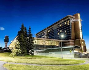 Hotel exterior at Fairmont Vancouver Airport - YVR Terminal Hotel.