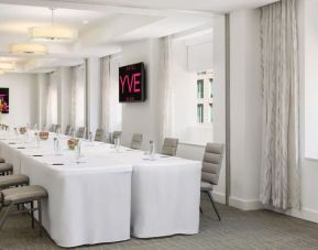 Meeting room available at YVE Hotel Miami.