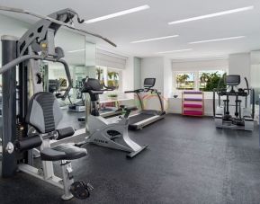 Fitness facility available at YVE Hotel Miami.