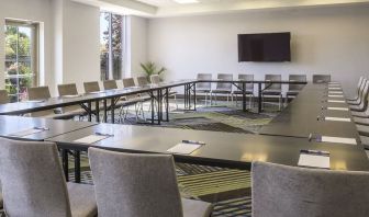 Professional meeting room at Holiday Inn Express & Suites North Bay.