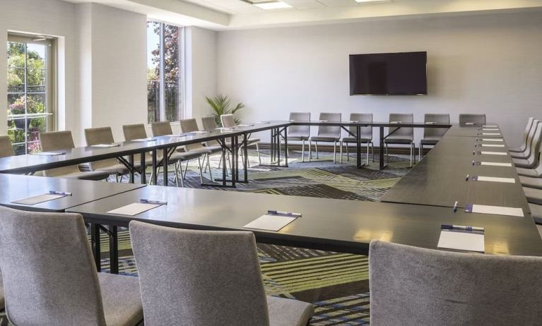 Professional meeting room at Holiday Inn Express & Suites North Bay.