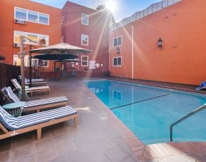 Refreshing outdoor pool at The Live Hotel.