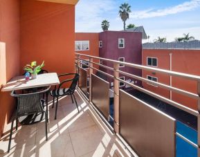 Room balcony at The Live Hotel.