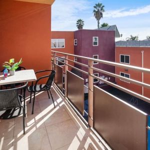 Room balcony at The Live Hotel.