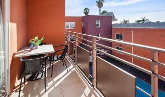 Room balcony at The Live Hotel.