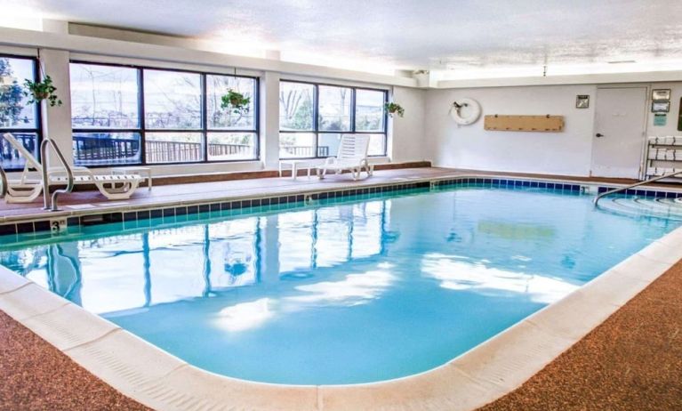 Refreshing indoor pool at Comfort Suites Lombard - Addison.