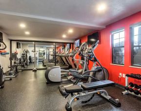 Fitness center available at Radisson Hotel Salt Lake City Airport.