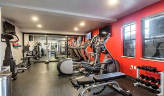 Fitness center available at Radisson Hotel Salt Lake City Airport.