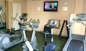 Fitness center available at Hollywood Hotel.