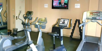 Fitness center available at Hollywood Hotel.