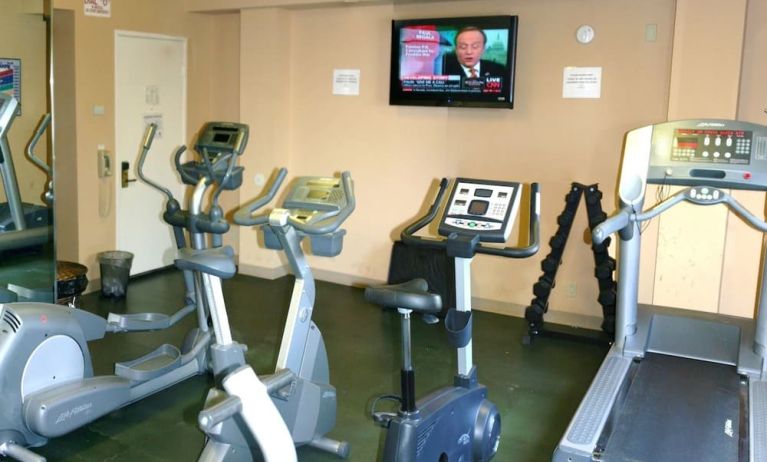 Fitness center available at Hollywood Hotel.