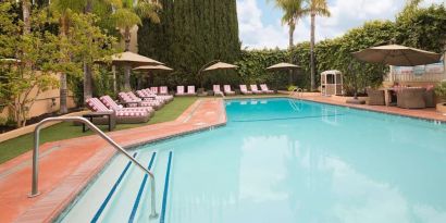 Refreshing outdoor pool at Hollywood Hotel.