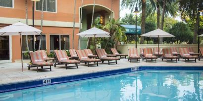 Refreshing outdoor pool at The Mutiny Hotel.