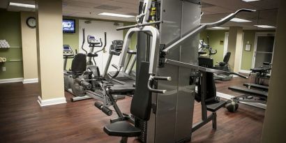 Fitness center available at The Mutiny Hotel.