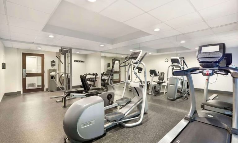 Fitness center available at Best Western Hartford Hotel & Suites.