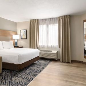 Spacious day use room at Candlewood Suites Meridian.