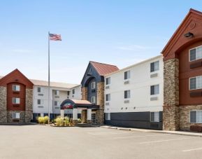 Hotel exterior at Candlewood Suites Meridian.