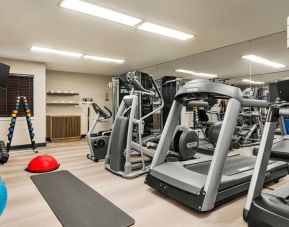 Fitness center available at Candlewood Suites Meridian.